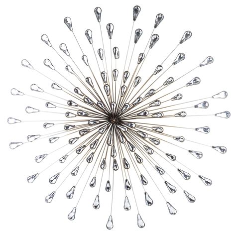 Metal wall decorations are meant to add character to a room
