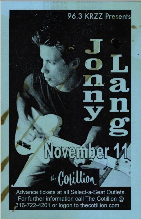 Jonny Lang Concert & Tour History | Concert Archives