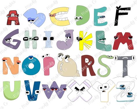 Alphabet Lore Letters Individual Png Lore Letters Hand Drawn Digital