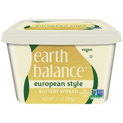 Earth Balance European Style Buttery Spread Shop Butter And Margarine