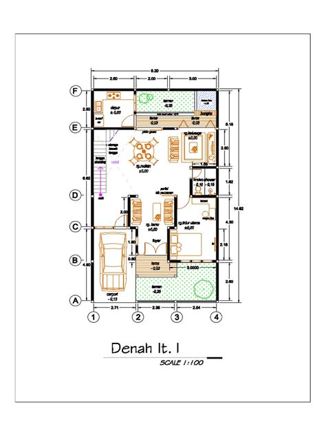 Pdf Denah Lantai Rumah Tinggal Dokumen Tips