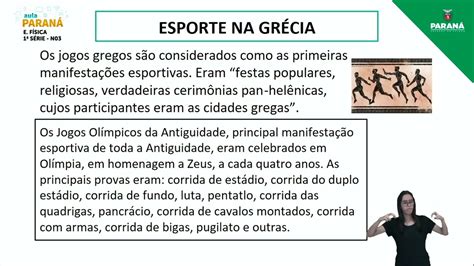 2022 Resumo da Aula 1ª Série Educação Física Aula N3