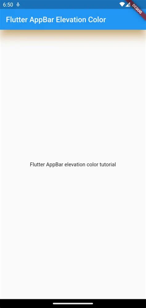 How To Change Appbar Elevation Color In Flutter Coding With Rashid