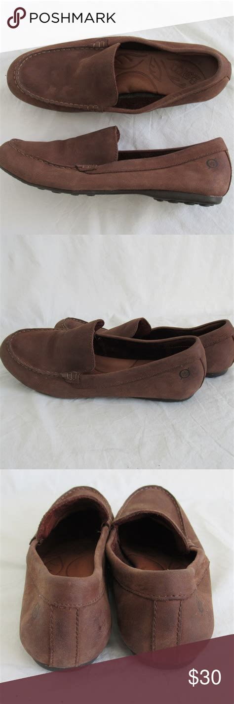 Born Brown Leather Loafer Womens 9 Brown Leather Loafers Womens Leather Loafers Women Brown