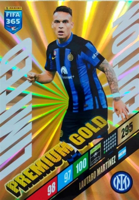 FIFA 365 2024 Karta PREMIUM GOLD LIMITED EDITION Lautaro Martinez INTER