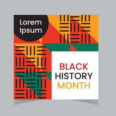 Black History Border Vector Art, Icons, and Graphics for Free Download