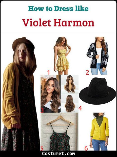 An Image Of How To Dress Like Violet Harmon