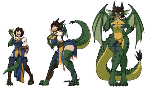 Rule 34 Anthro Ass Expansion Breast Expansion Breasts Covered Nipples Dragon Dragon Girl