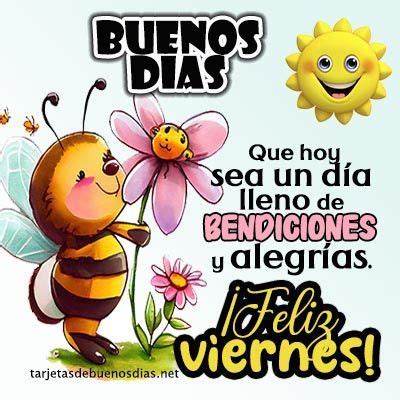 10 Imágenes de Buenos Días Feliz VIERNES con la Bendición de Dios en