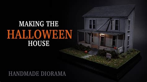 How To Make The Halloween Michael Myers House Miniature Diorama Youtube