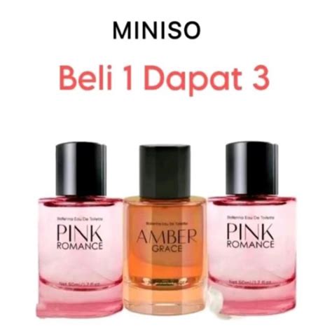 Jual Parfum Miniso 3pcs Bebas Pilih Varian Aroma COD Barang Ketika