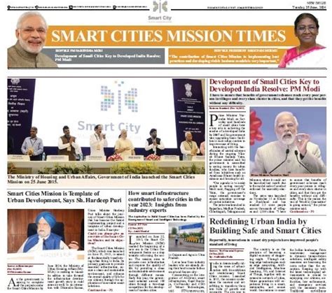 Smart Cities Mission Times A Commemorative Newspaper 9 Years Of The