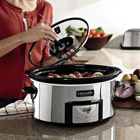 Crock Pot 65 Qt Programmable Slow Cooker With Automatic Stirring