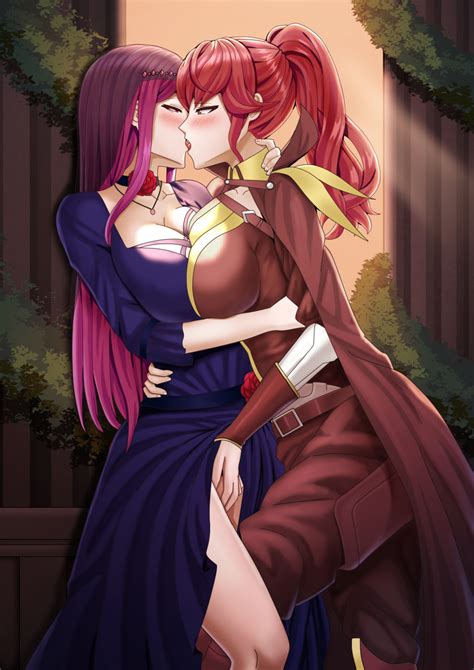 Hentai Busty Girls Accessory Against Wall Alluring Alternate