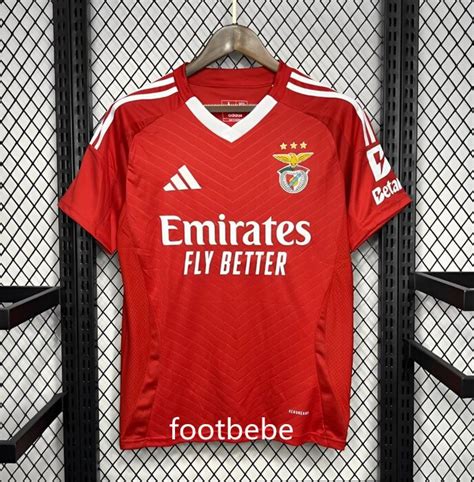 Maillot Benfica 2024 2025 Domicile Rouge Footbebe