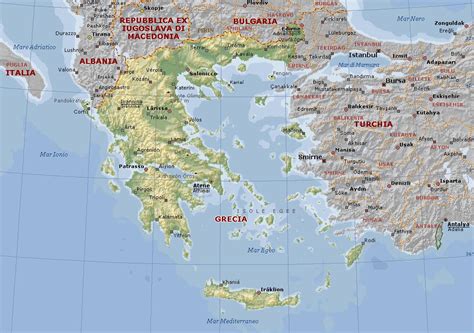 Mappa Della Grecia Cartina Della Grecia Mappe Mappa G