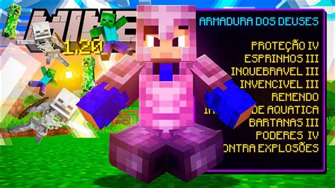 Fiz A Nova Armadura Mais Poderosa Do Minecraft Survival