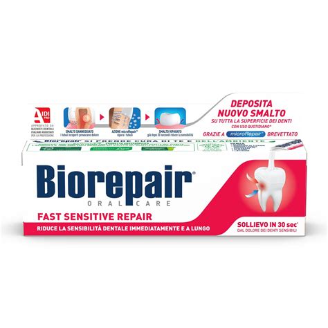 Biorepair Fast Sensitive Repair Toothpaste | New Formula with ...