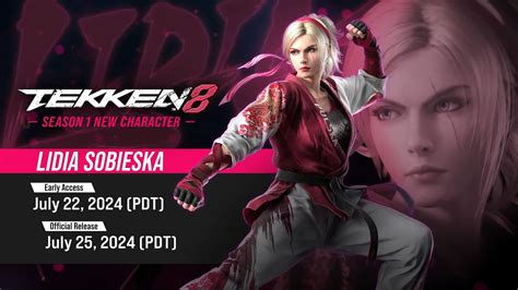 Tekken 8 Dlc Character Lidia Sobieska Launches July 22 For Character