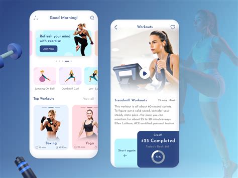 Fitness Workout App Design By Uistudioz On Dribbble