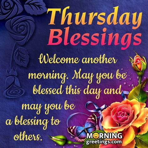 Thursday Morning Blessings – Positive Blessed Thursday Images - Morning ...