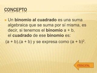 Binomio Al Cuadrado PPT