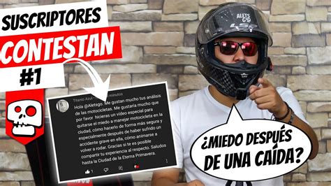 Cómo PERDERLE EL MIEDO a la moto después de SUFRIR UNA CAÍDA Subs