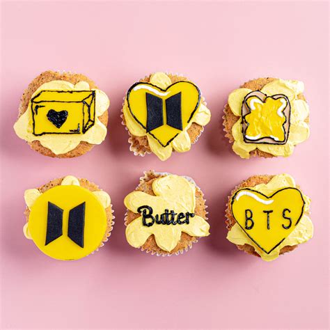 Bts Butter Cupcakes Online Cupcake Delivery Singapore Bakers Brew