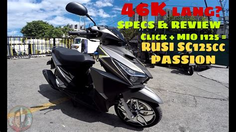 Sale Rusi Passion 125 Black In Stock