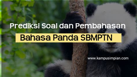 Soal Bahasa Panda Dan Pembahasannya