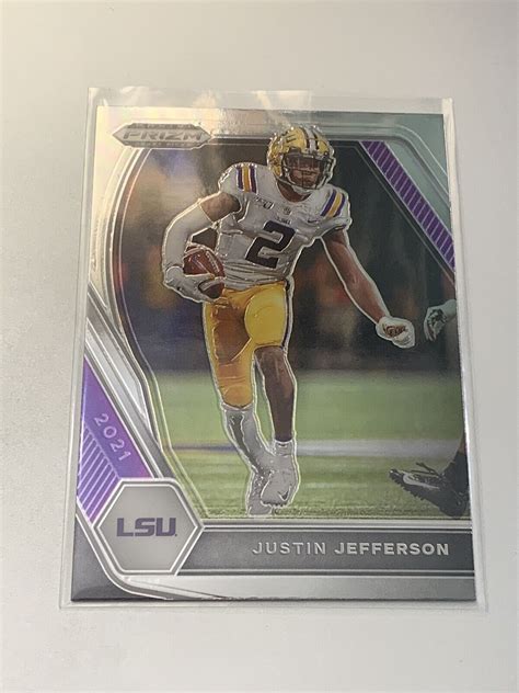 2021 Panini Prizm Draft Picks 56 Justin Jefferson For Sale Online EBay