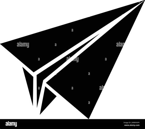 Start Up Business Outlined Line Vector Icon Paper Plane Stock Vector