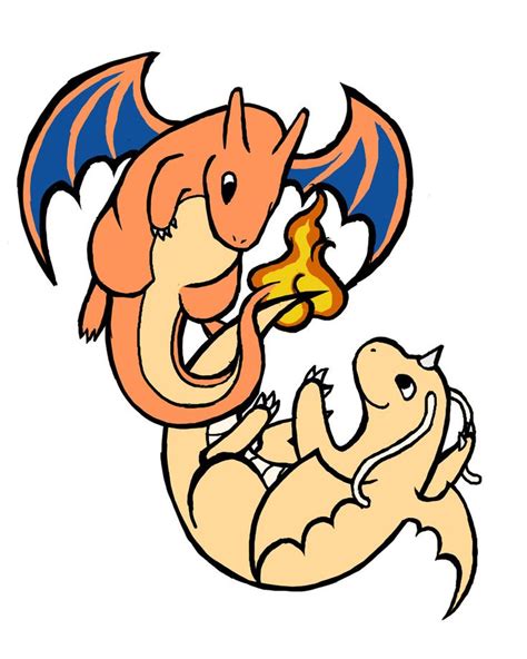 Dragonite And Charizard Fusion