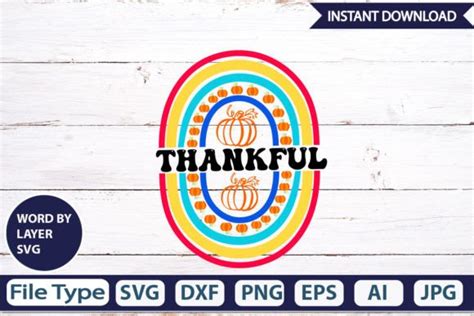 Thankful Svg Cut File Graphic By Graphicpicker · Creative Fabrica