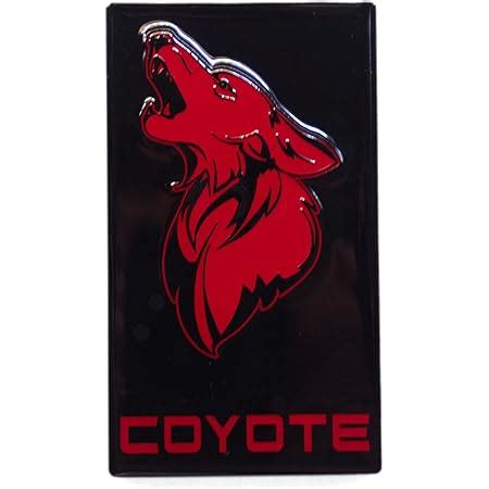 Amazon MF Auto Designs GT350 Style Coyote Badge Both Red Black