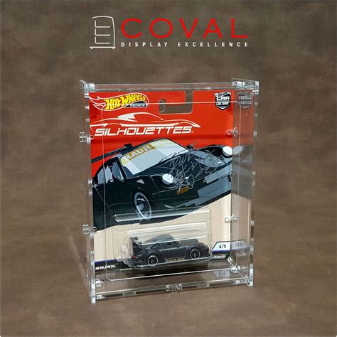 Coval Hdw Acrylic Display For Carded Hot Wheels Premium Pop Culture Retro Vintage