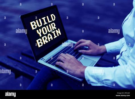 Handwriting Text Build Your Brain Business Concept Mental Activities