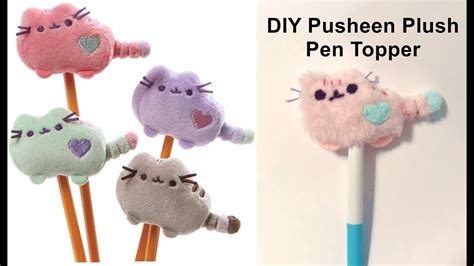 Diy Pusheen Plush Pen Topper Free Pattern Back To School Ts