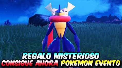 Consigue Greninja Ash Evento No Shiny En Pokemon Escarlata Y Purpura