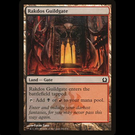 Mtg Portal Del Gremio Rakdos Rakdos Guildgate Return To Ravnica Madtoyz