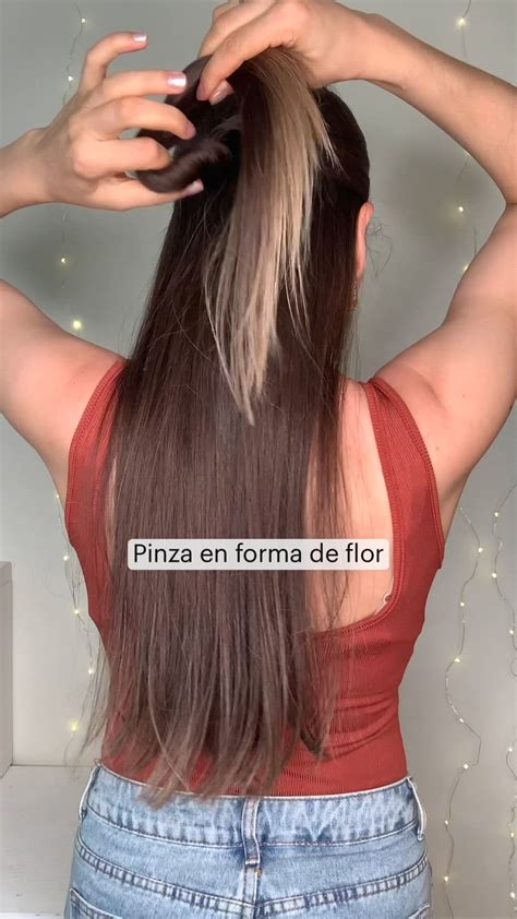 Formas De Recoger Tu Pelo Con Diferentes Pinzas Peinados Con Coleta