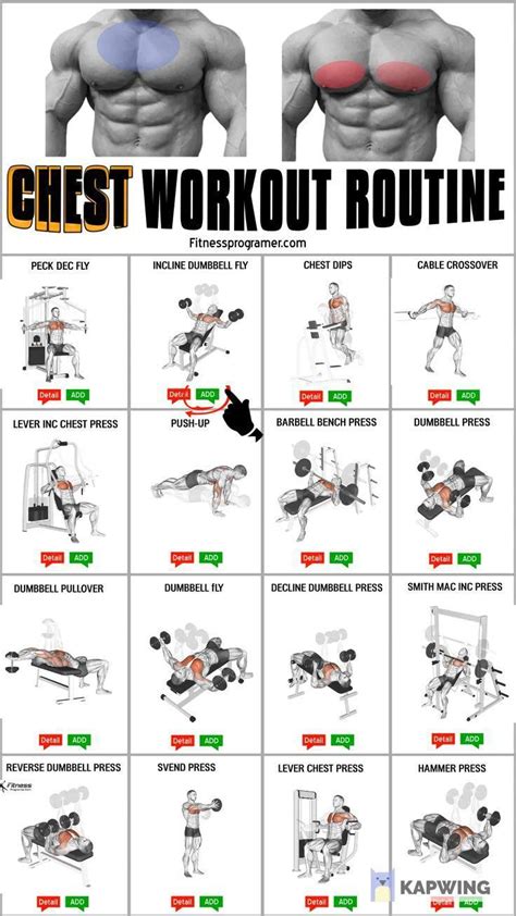 Chest Workout Routines For Men