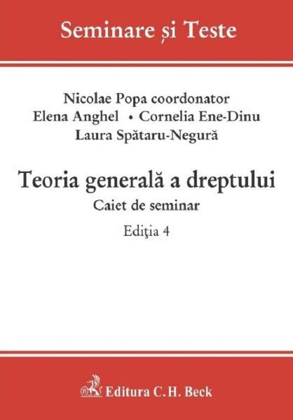 Teoria Generala A Dreptului Ed 6 Nicolae Popa PDF Carte PDF