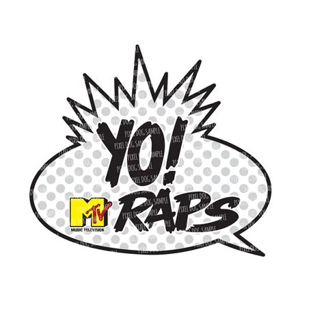 Yo Mtv Raps Eps Svg Print And Cut File Etsy
