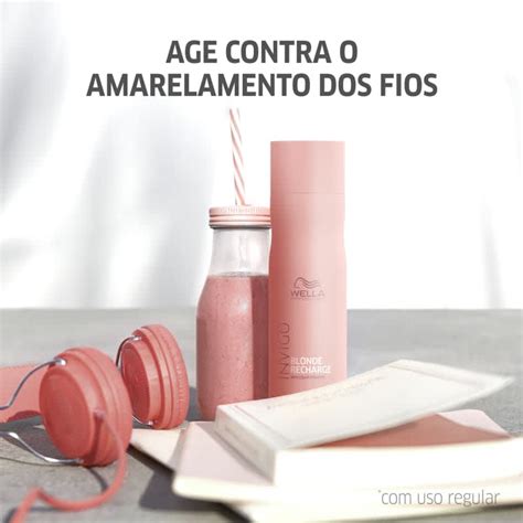 Shampoo Wella Professionals Invigo Blonde Recharge Beleza Na Web