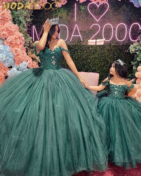 Moda Quinceanera Dresses Emerald Green Quinceanera Dresses