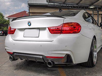 Carbon Fiber Rear Diffuser For Bmw Series F F F I I Dual