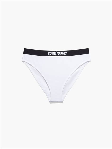 Showgirl High Leg Bikini In White SAVAGE X FENTY