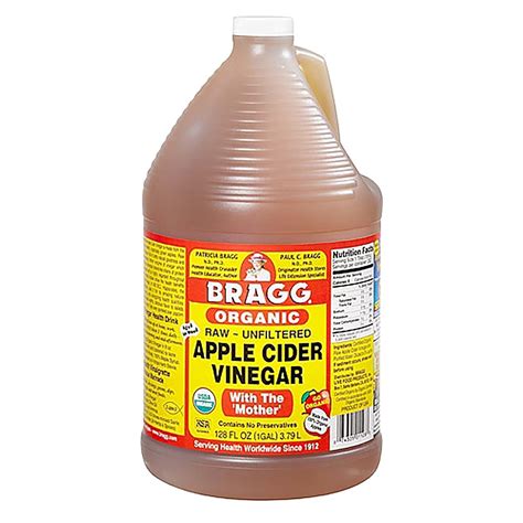 Bragg Organic Vinagre De Sidra De Manzana Con La Madre 128 Onzas Y