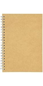 Amazon Soft Cover Spiral Notebook Journal 2 Pack Blank Sketch